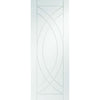 Bespoke Treviso Flush Single Frameless Pocket Door Detail - White Primed