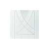 Treviso Double Evokit Pocket Door Detail - Clear Glass - Primed