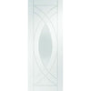 Bespoke Treviso White Primed Oak Glazed Door Pair