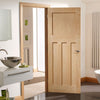 Fire Rated DX Panel Oak Door - 1/2 Hour Fire Rated