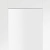 Bespoke Thruslide Suffolk Glazed 2 Door Wardrobe and Frame Kit - White Primed - White Primed