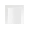 Single Sliding Door & Track - Suffolk Door - Clear Glass - White Primed