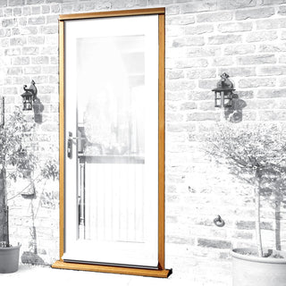Image: Exterior Xl Joinery Single Door Frame - Oak Veneered
