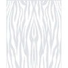 Zebra Animal Print 8mm Clear Glass - Obscure Printed Design - Double Absolute Pocket Door