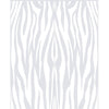 Zebra Animal Print 8mm Clear Glass - Obscure Printed Design - Double Absolute Pocket Door