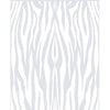 Double Glass Sliding Door - Solaris Tubular Stainless Steel Sliding Track & Zebra Animal Print 8mm Clear Glass - Obscure Printed Design