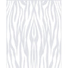 Double Glass Sliding Door - Solaris Tubular Stainless Steel Sliding Track & Zebra Animal Print 8mm Clear Glass - Obscure Printed Design