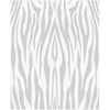 Double Glass Sliding Door - Solaris Tubular Stainless Steel Sliding Track & Zebra Animal Print 8mm Obscure Glass - Obscure Printed Design