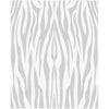 Zebra Animal Print 8mm Obscure Glass - Obscure Printed Design - Double Absolute Pocket Door