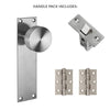 Zermatt Door Handle Pack - Satin Stainless Steel