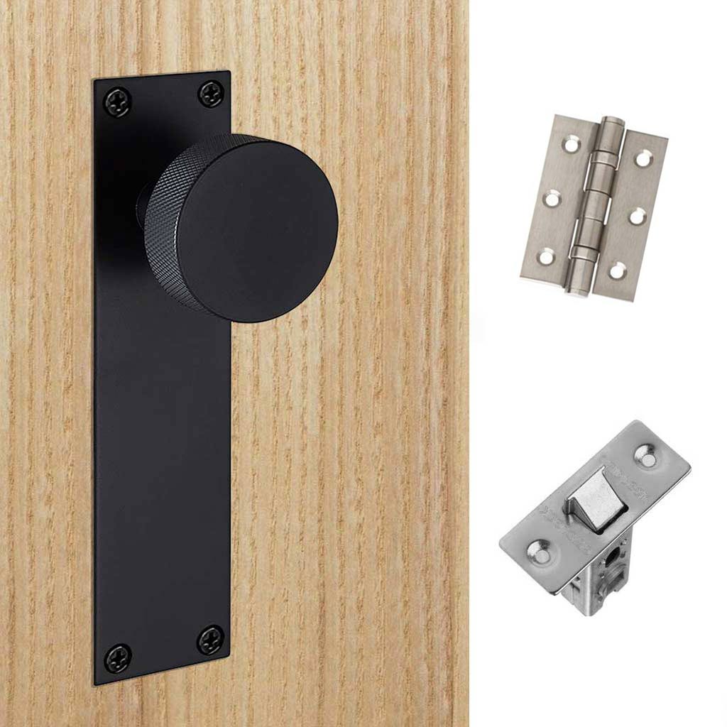 Zermatt Door Handle Pack - Matt Black