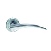 Serozzetta Olivier ZIN3112 Lever Latch Handles on Round Rose - 4 Finishes