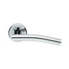 Serozzetta Carolina ZIN3115 Lever Latch Handles on Round Rose - 2 Finishes