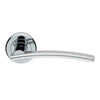 Serozzetta Cumulus ZIN3129PC/SC Lever Latch Handles Dual Chrome Plated