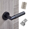 Zurich Door Handle Pack - Matt Black