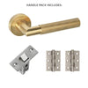 Zurich Door Handle Pack - Satin Gold